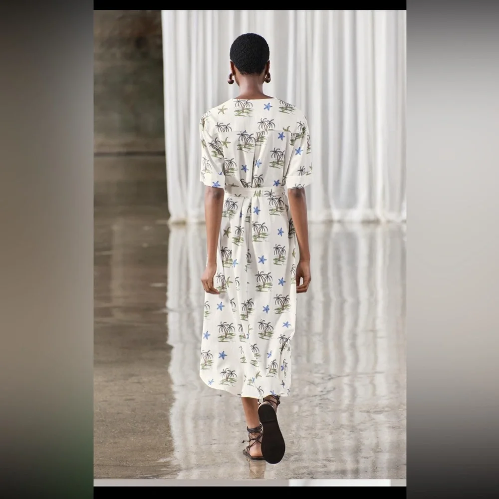 Zara printed dress - Picture 3 of 6